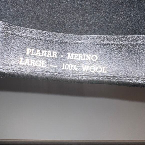 Planar Mens Size L 100% Merino Wool Top Hat Gothic Magician Vampire Vintage - Picture 6 of 6